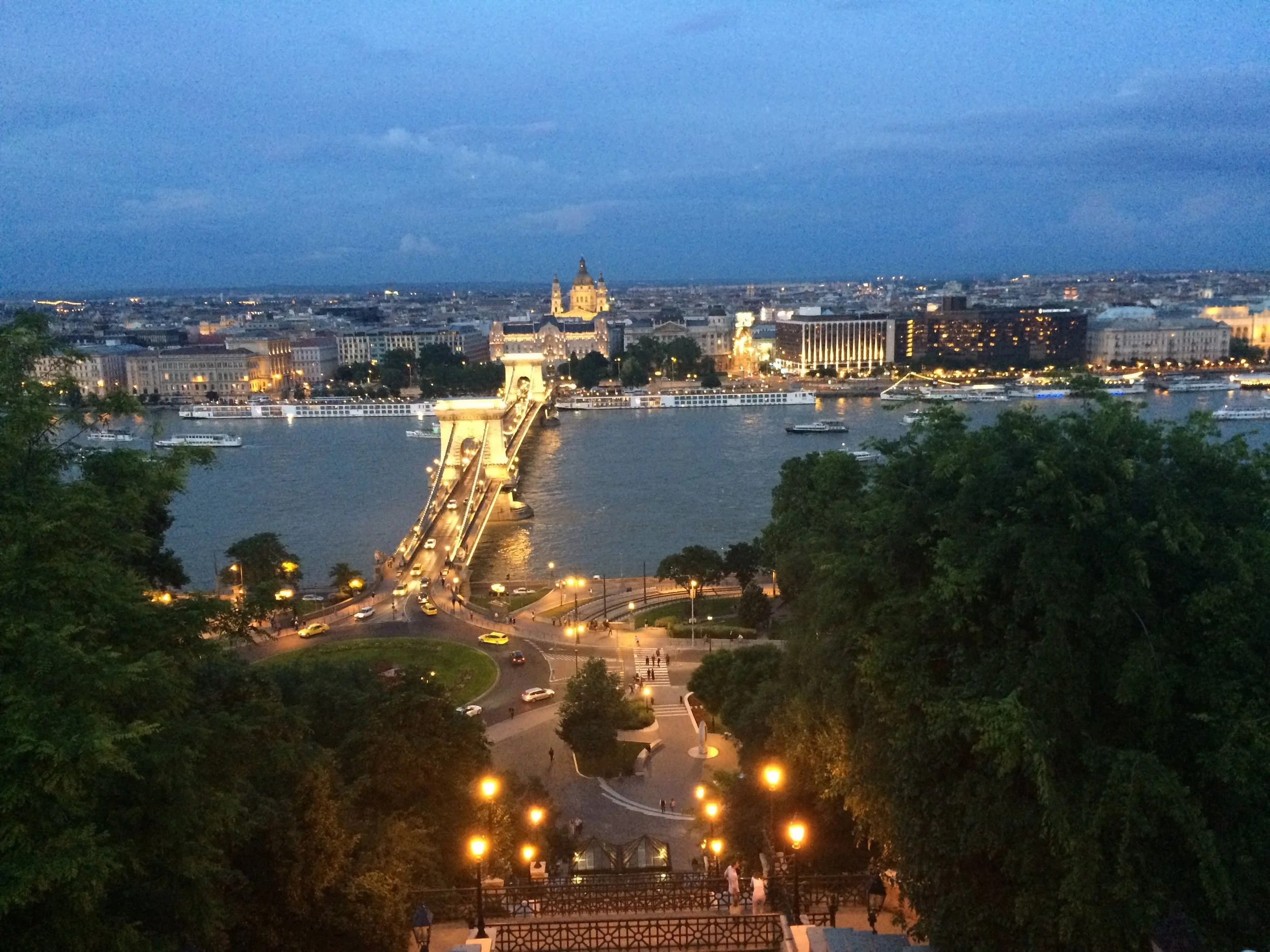At the top of the Funicular