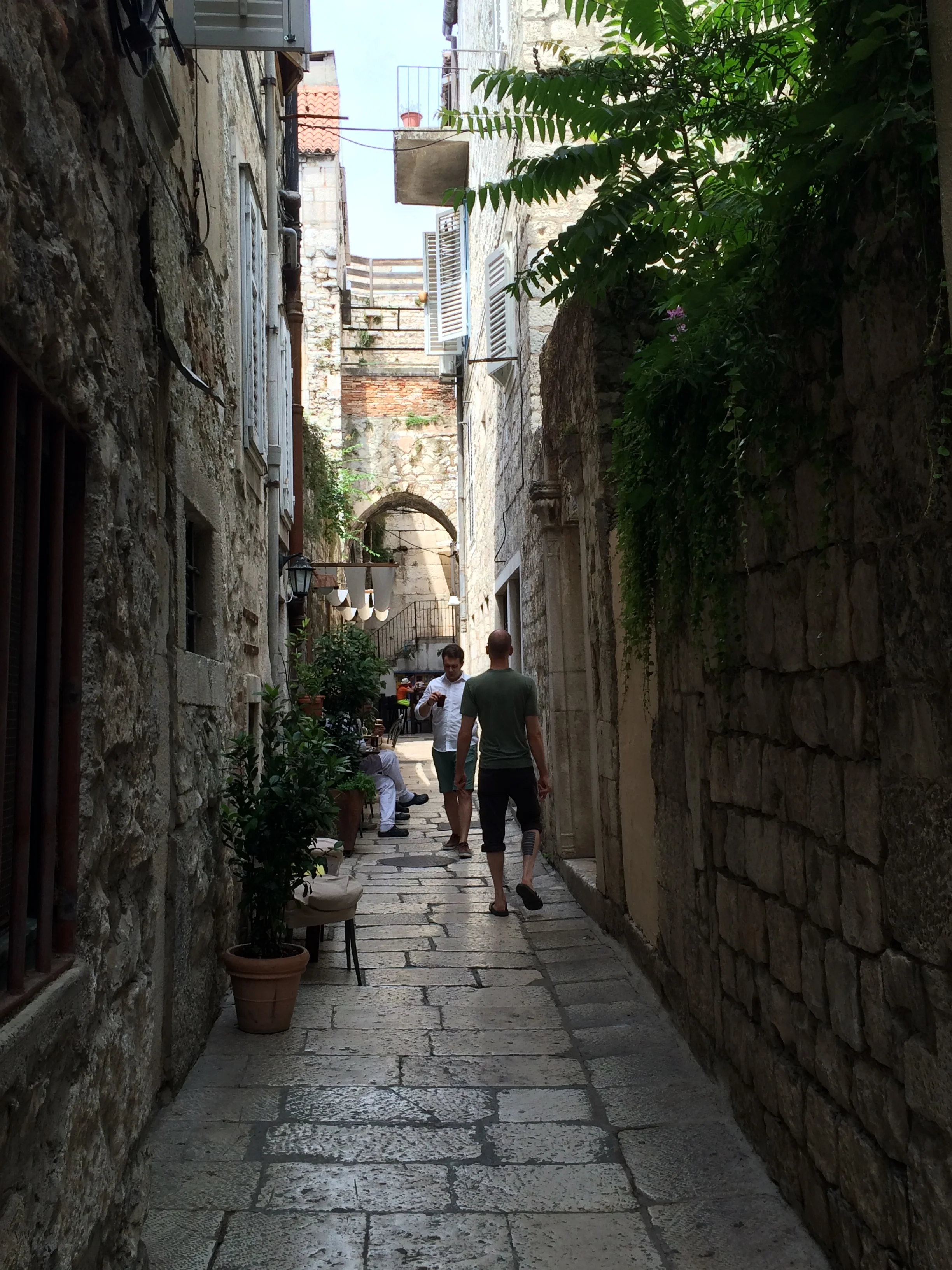 Typical alley in Split Old Town