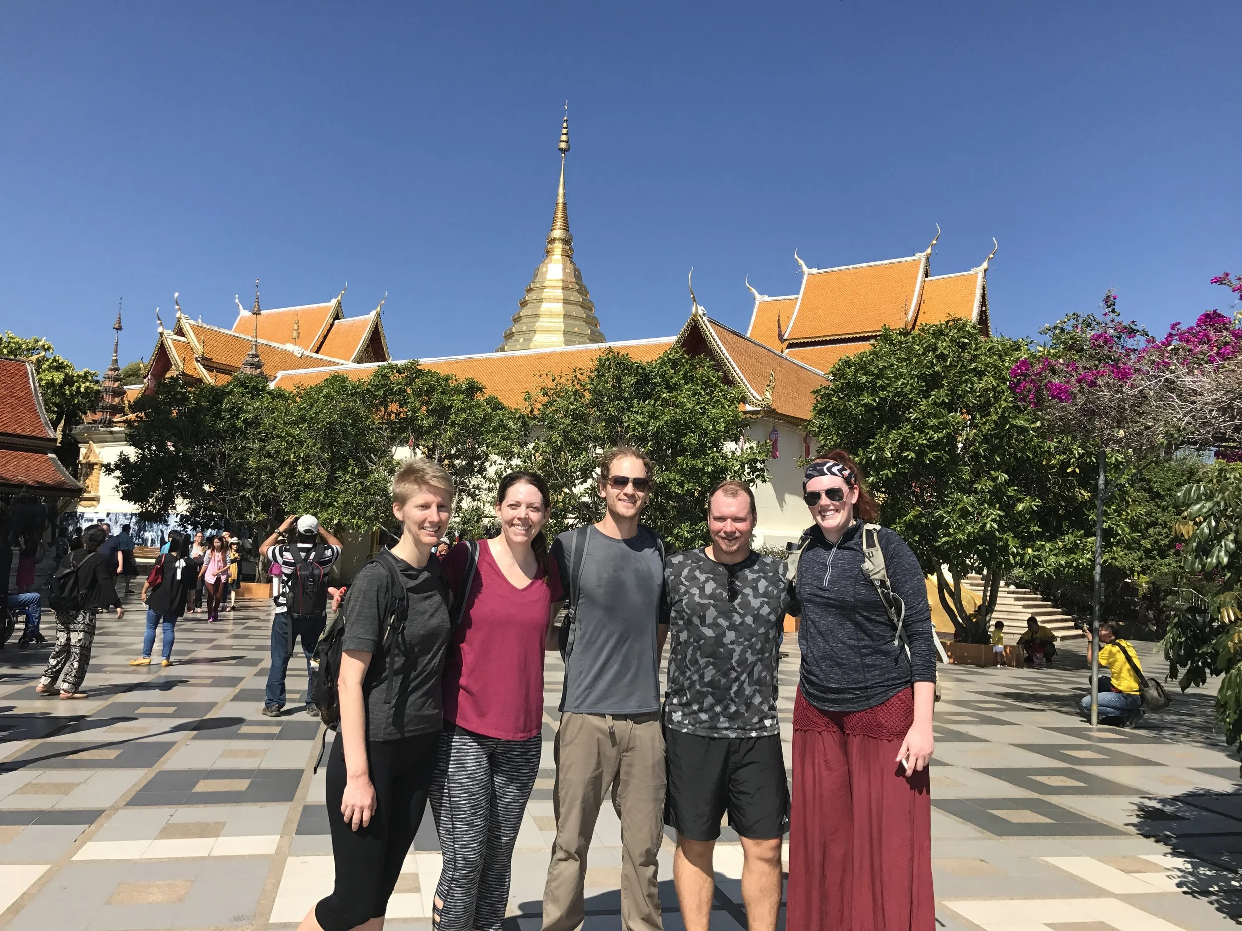 We found hiking kindred spirits on the trail up Doi Suthep!