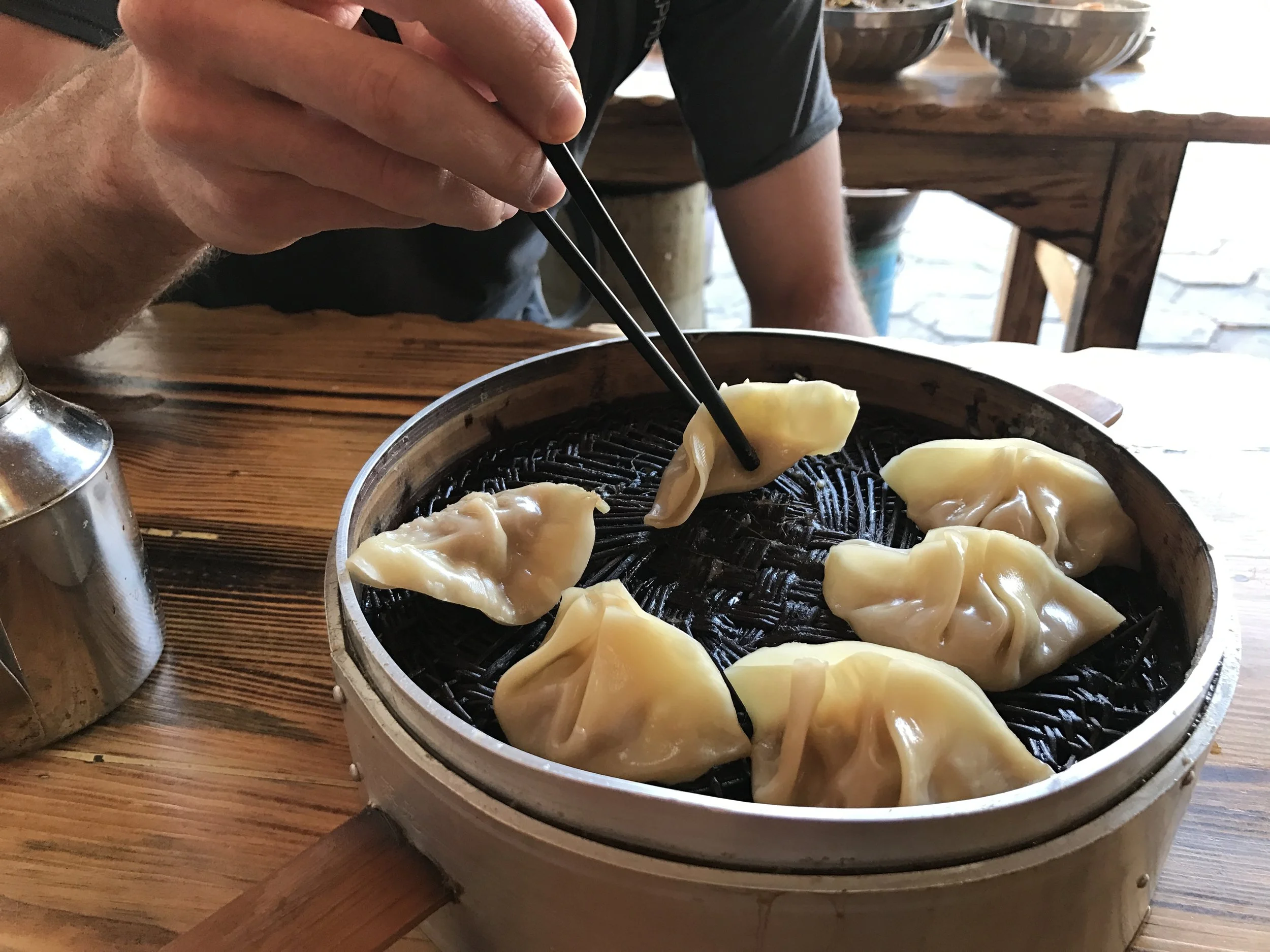 Easy to order and delicious: dumplings!