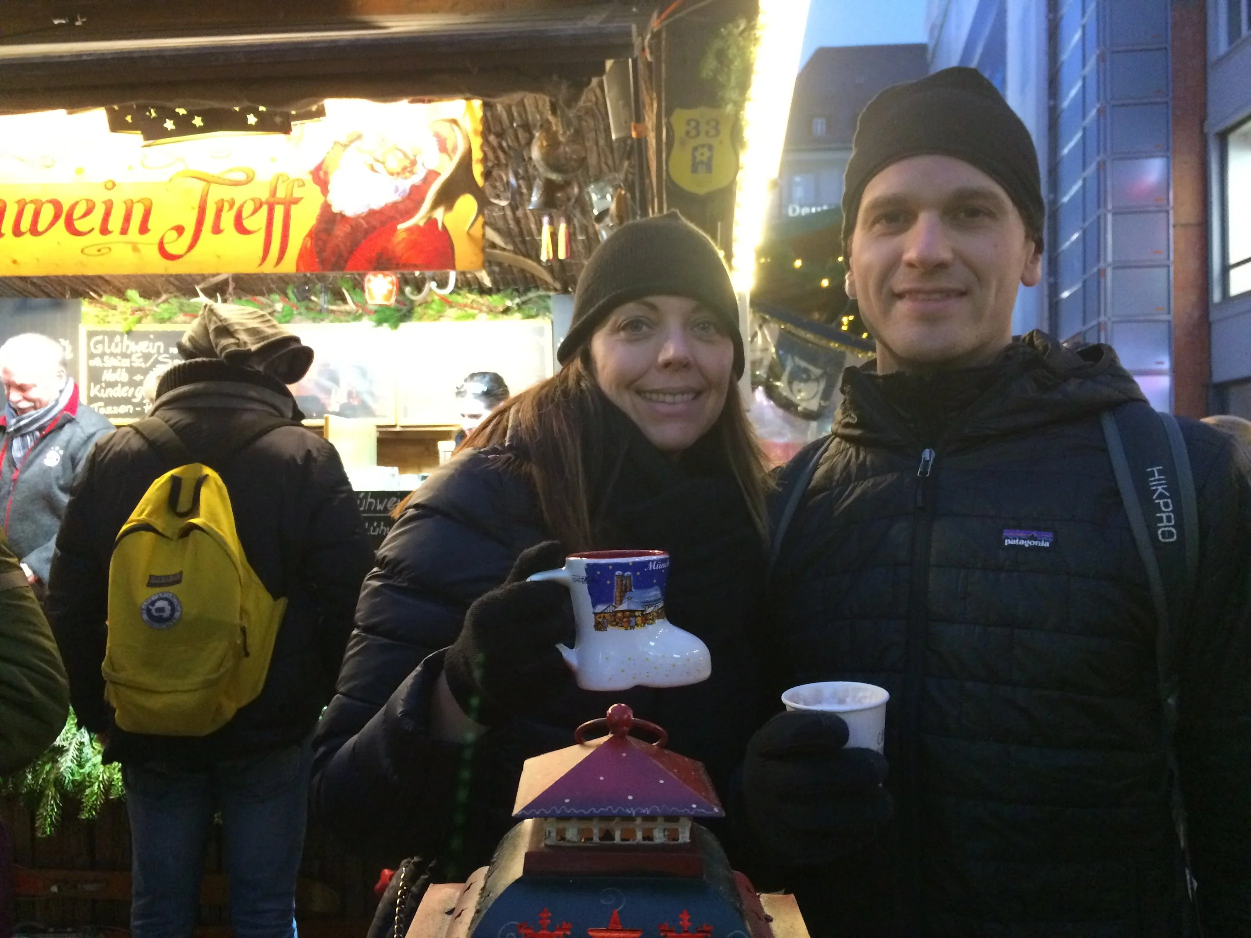 Christmas Market in Munich, Germany. December, 2017