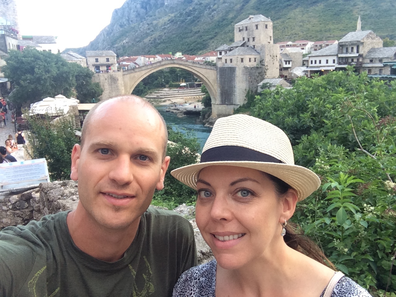 Stari Most bridge in Mostar, Bosnia & Herzegovina. July, 2016