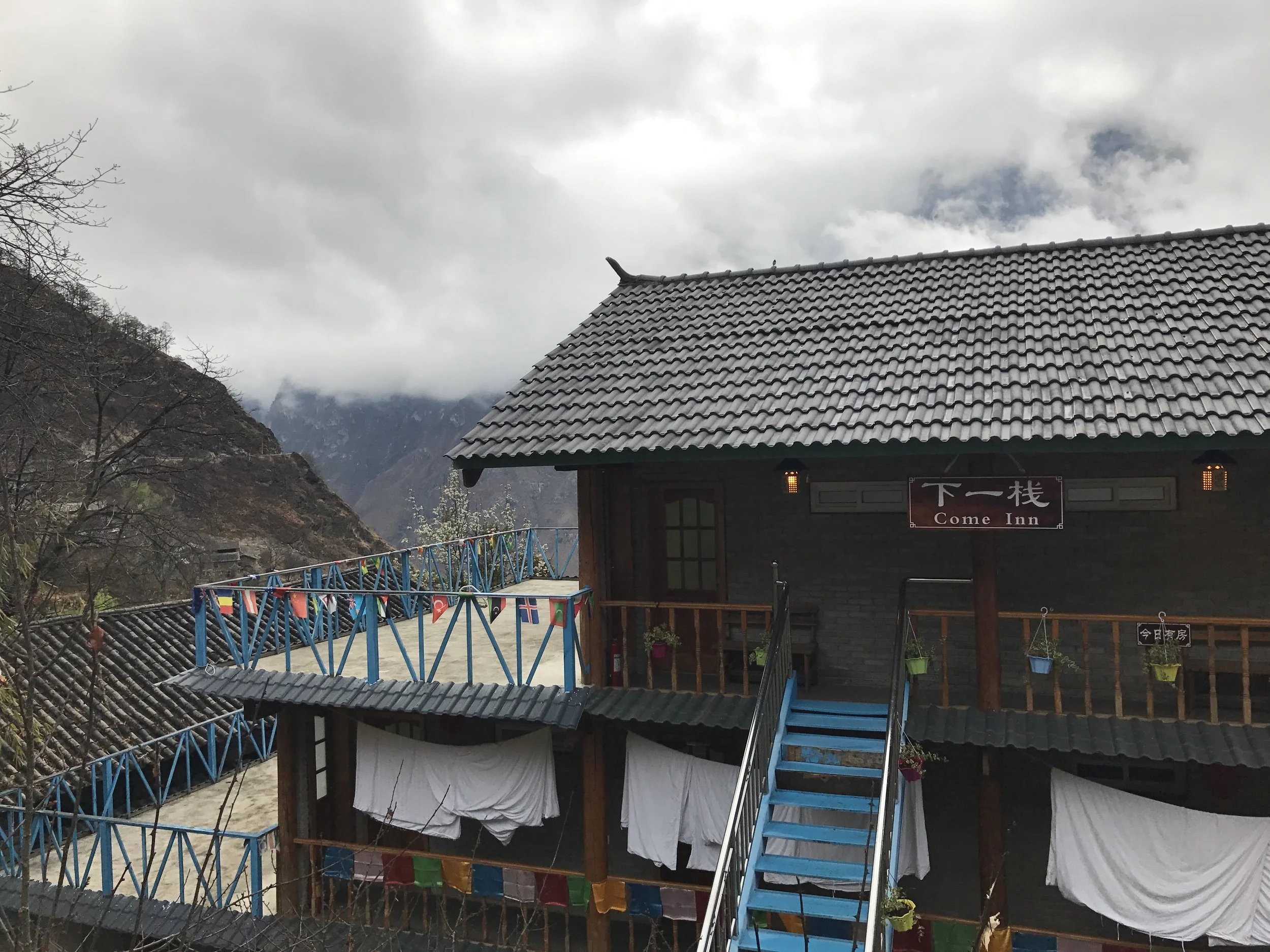 Up in the clouds at Come Inn