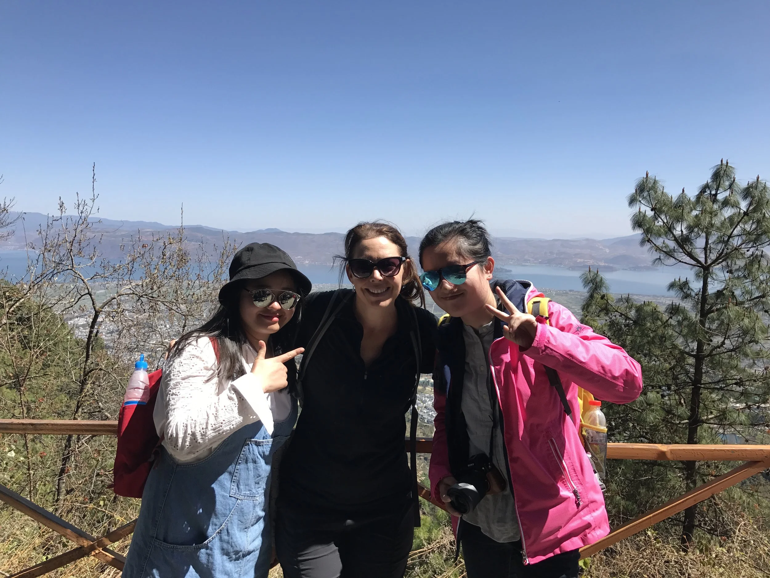 Making new friends in Dali, China