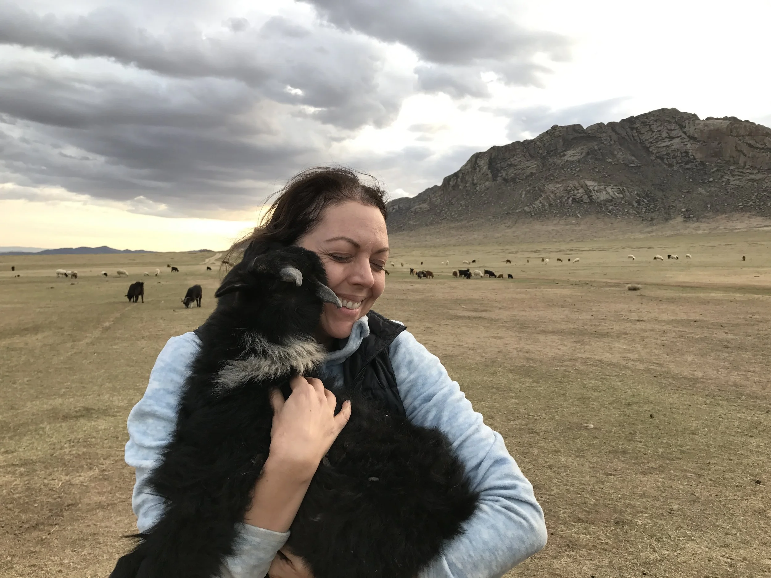 On my new to-do list? More goat kisses!