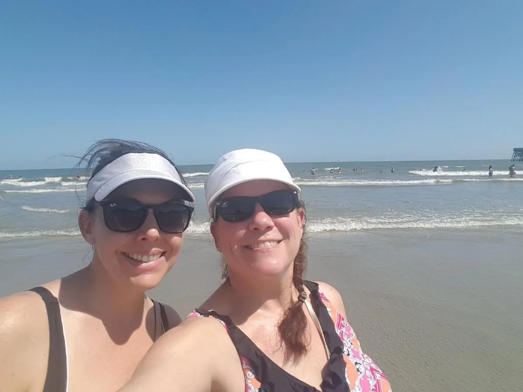 Beach babes.