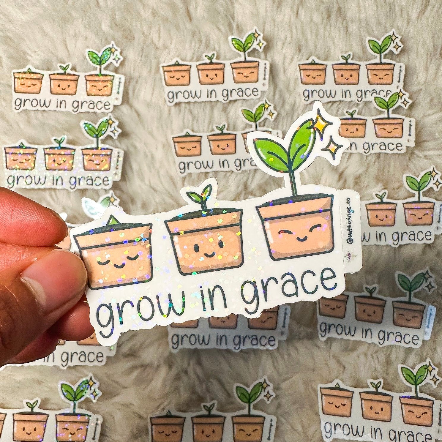 OMK Sticker "Grow in Grace"