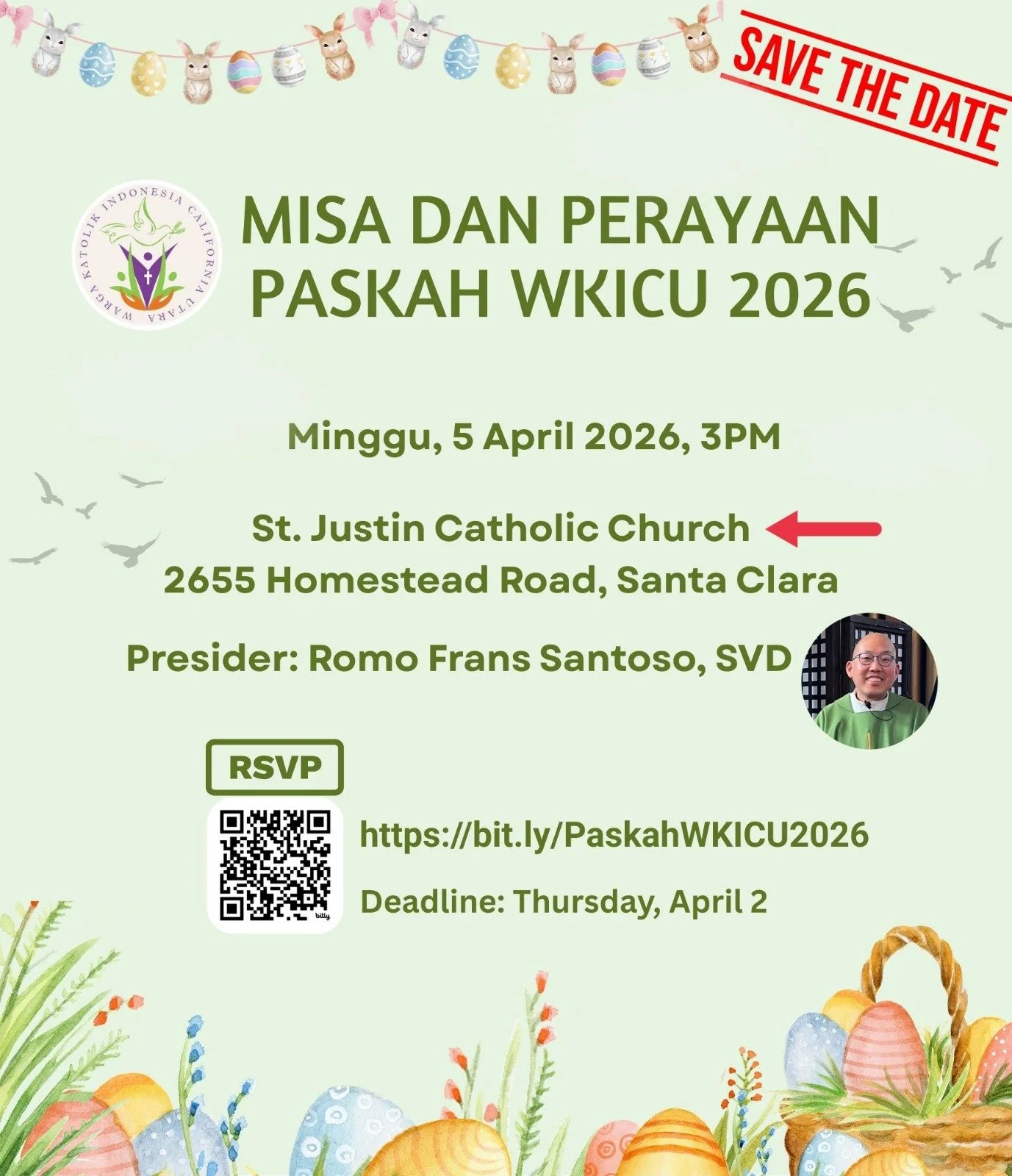 RSVP for 2026 WKICU Easter Mass