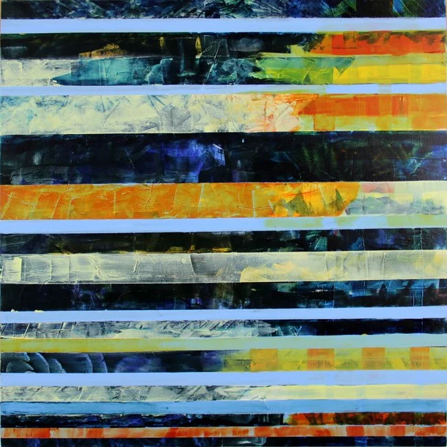 Behind the Blinds painting