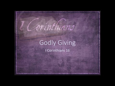 2019/02/24 - Godly Giving