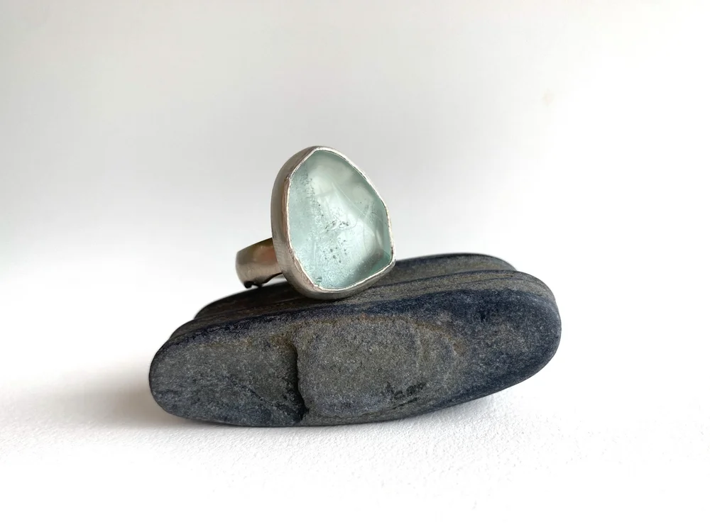 BRIESTA ブリエスタ aquamarine NUTS OUTDOOR Miner's Lunchbox | Beryl var. Aquamarine Bordonaro Quarry