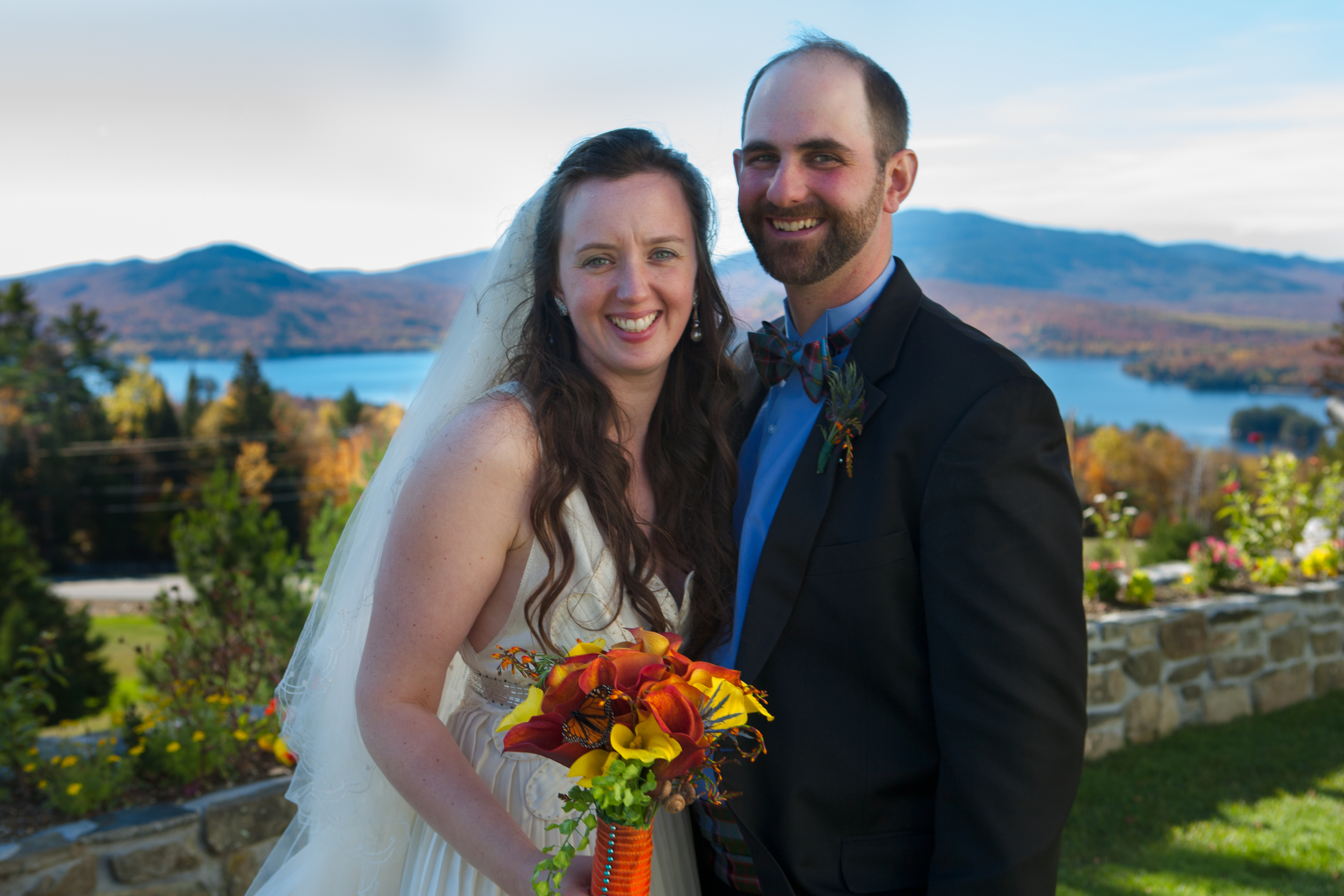 Wedding Portrait at Blair Hill Inn