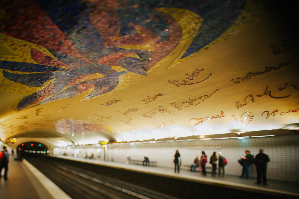 Metro station Cluny-Sorbonne