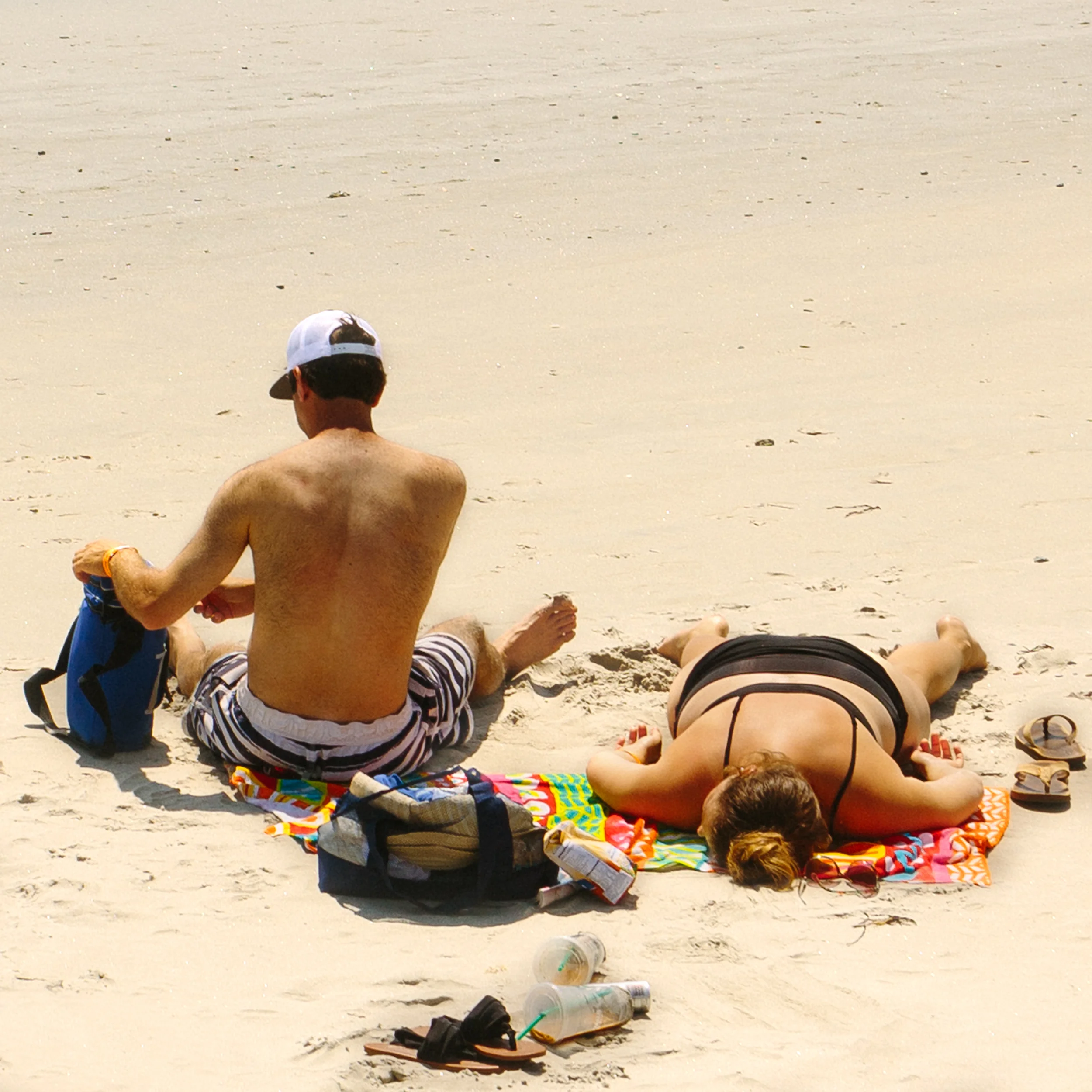 Couple Sunbathing