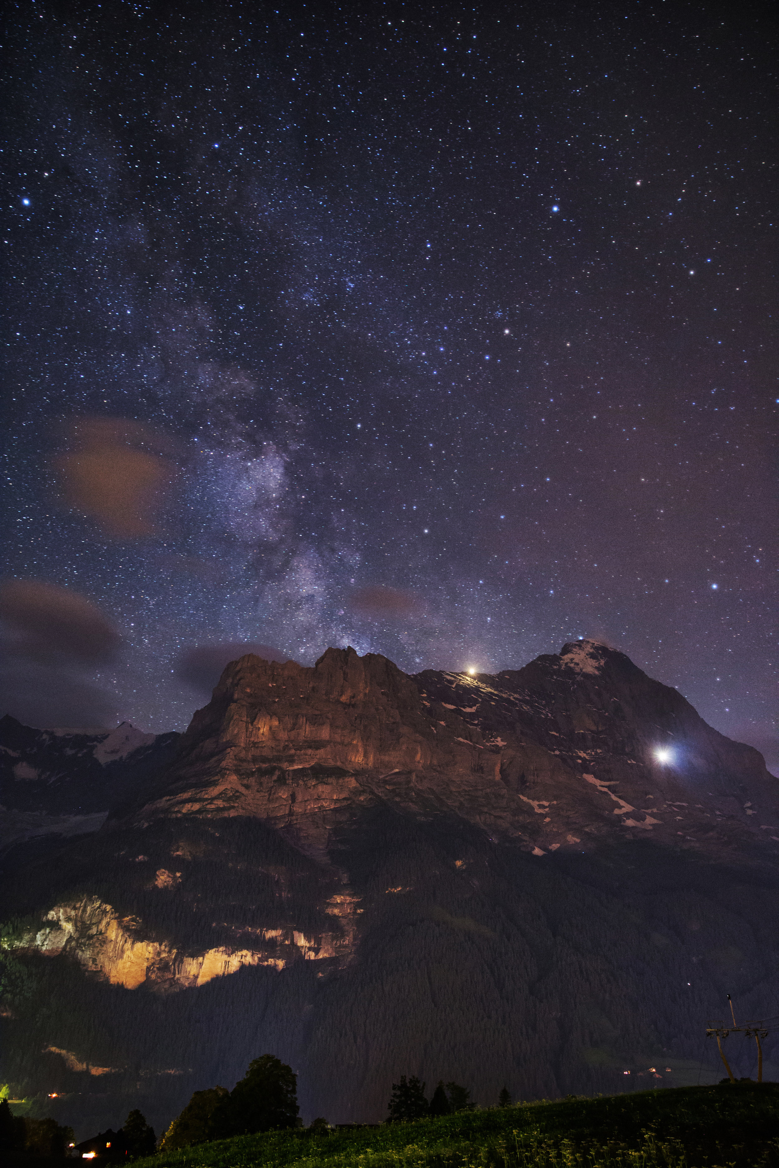 The Eiger Under the Milky Way
