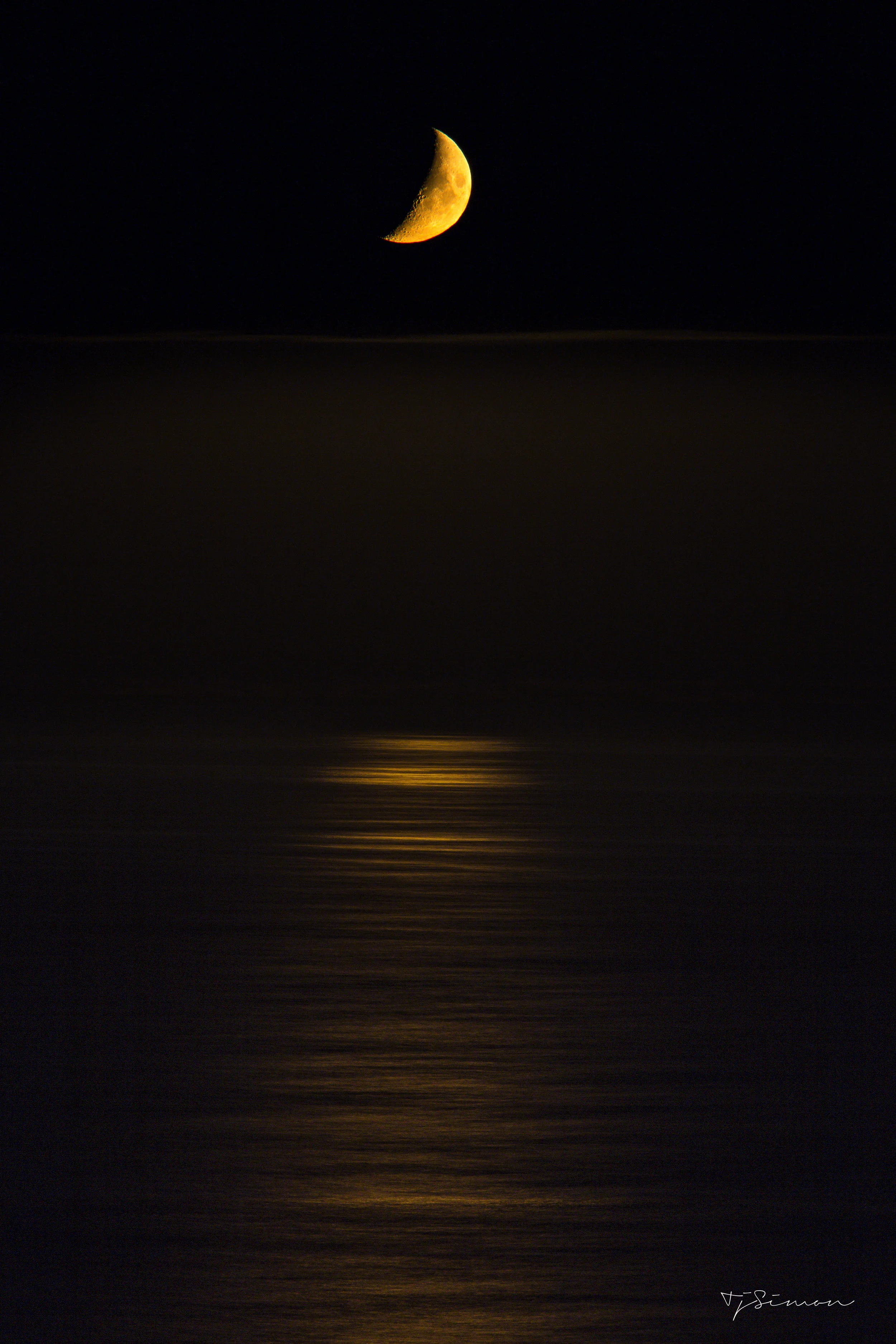 Moon Over the Pacific