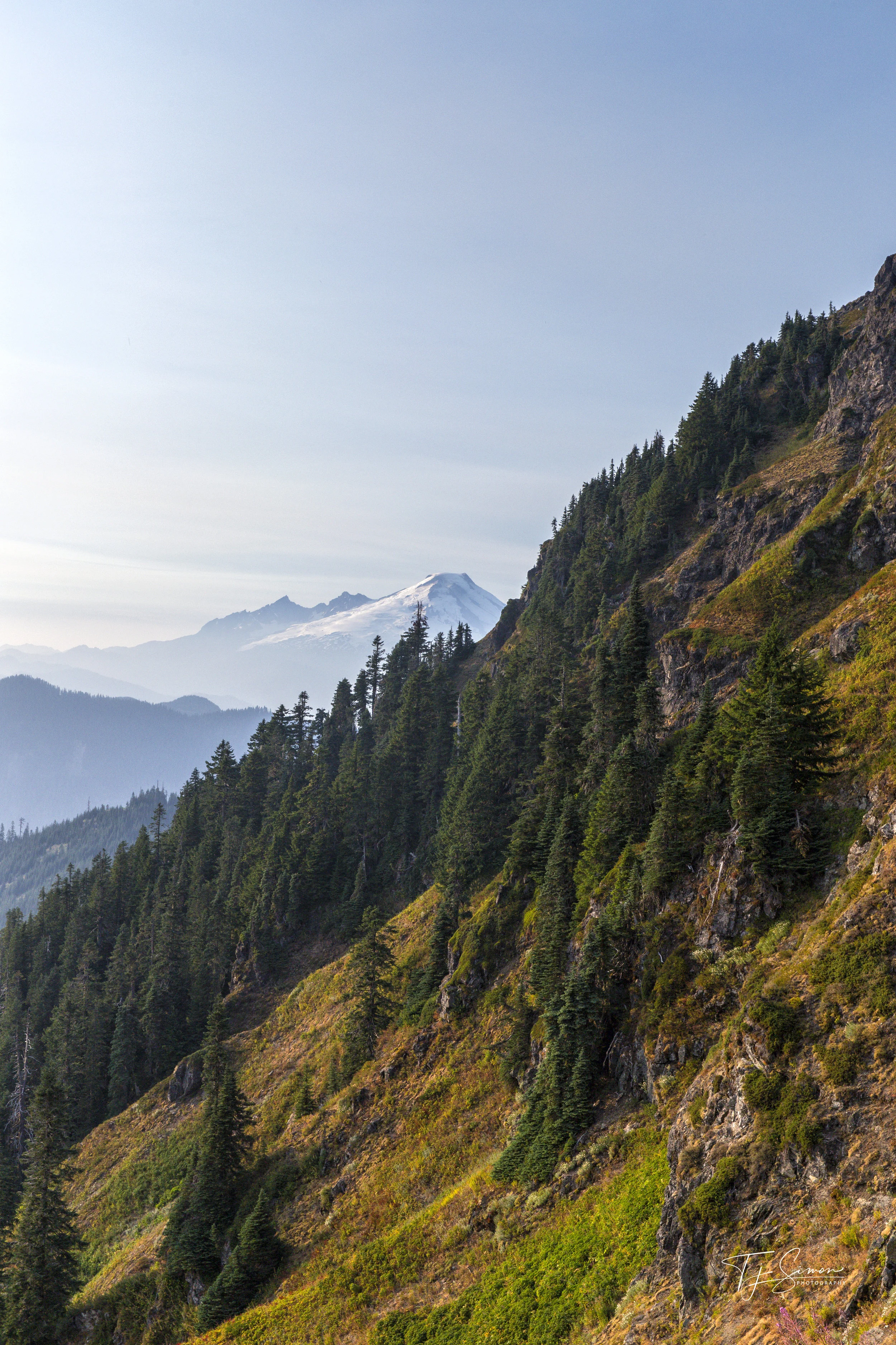 Mt Baker as viewed on the hike up 