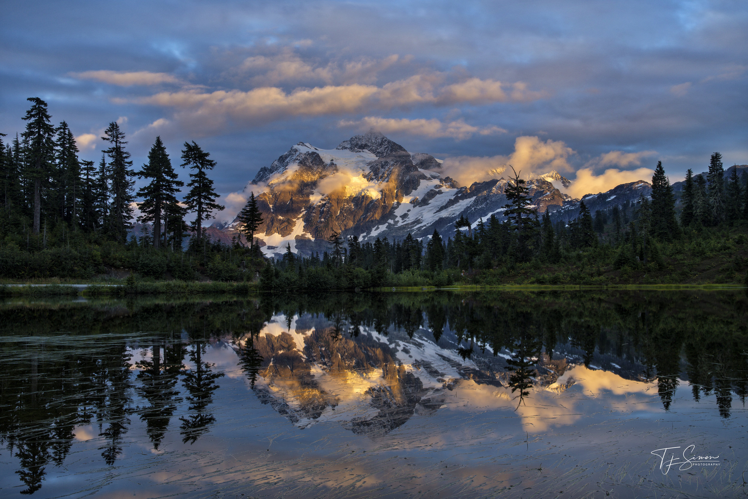 Evening Glow on Shuksan