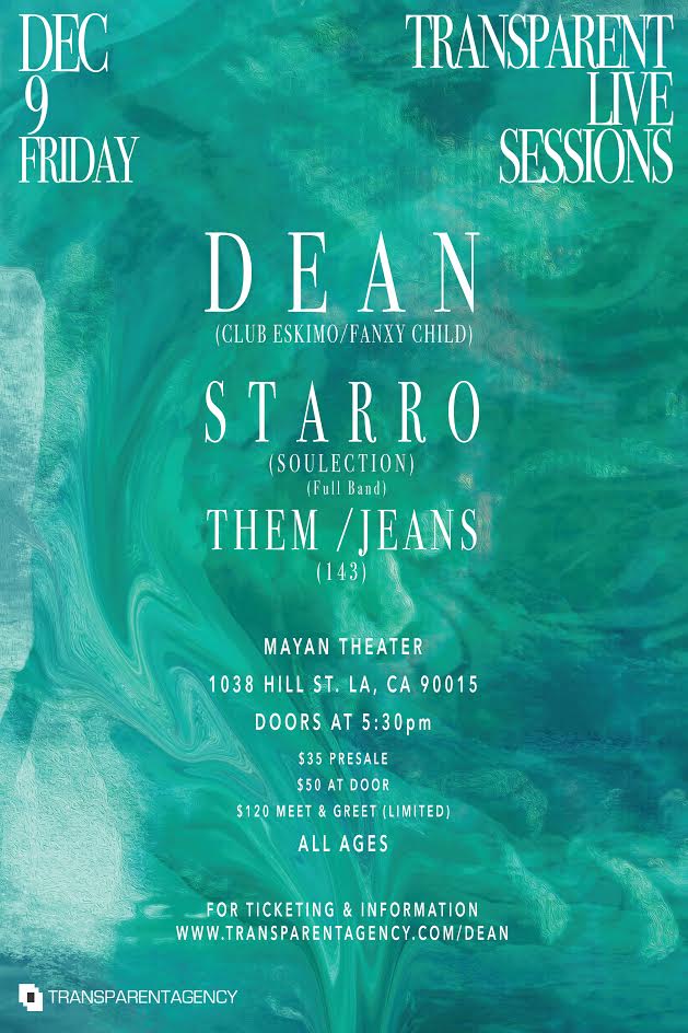 Transparent Live Sessions: Dean, Starro and Them Jeans