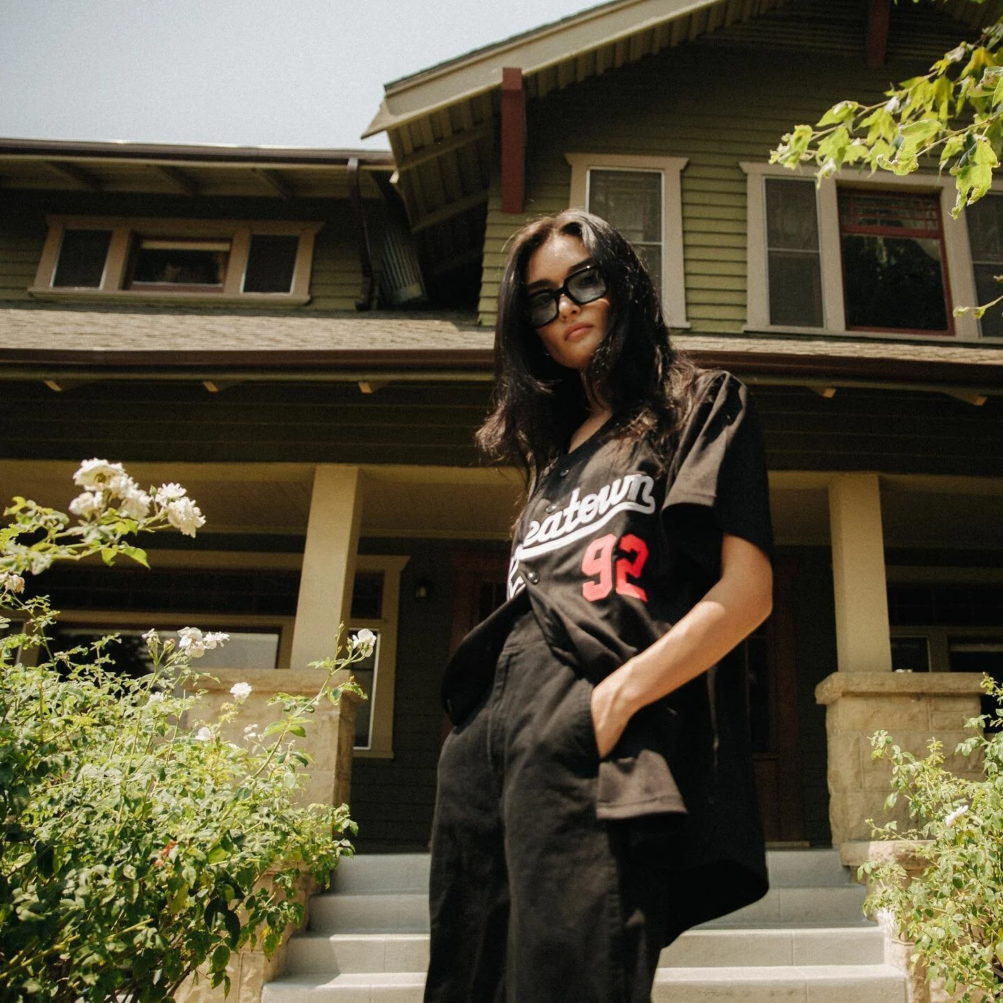 📸 Took some flicks of @dumbfoundead koreatown baseball jerseys, dropping tomorrow 9AM PST! ⚾️⚾️⚾️

A portion of the proceeds are going to KYCC and the Bresee Foundation so it&rsquo;s for a good cause 🙏