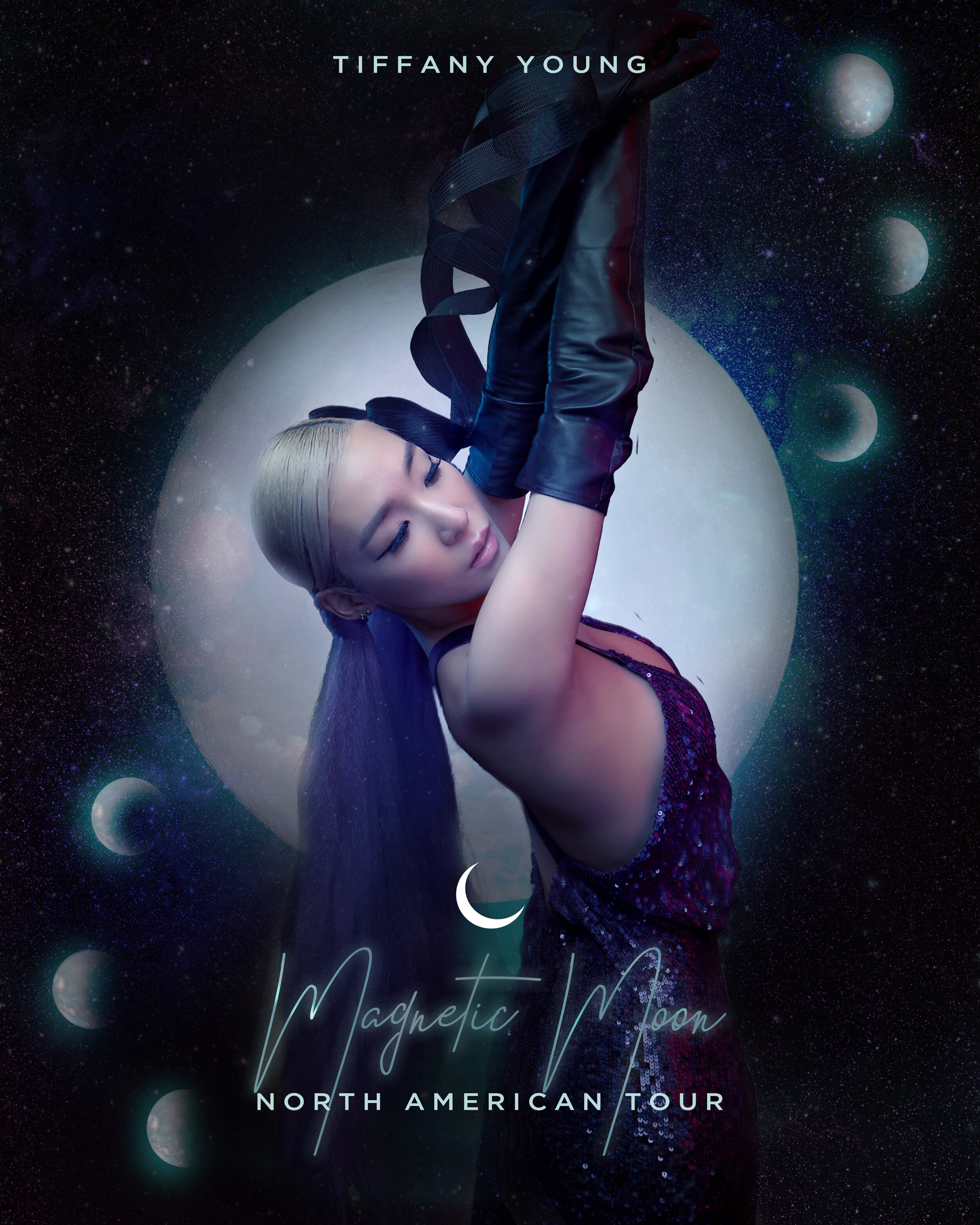 Tiffany Young Magnetic Moon Tour Poster 