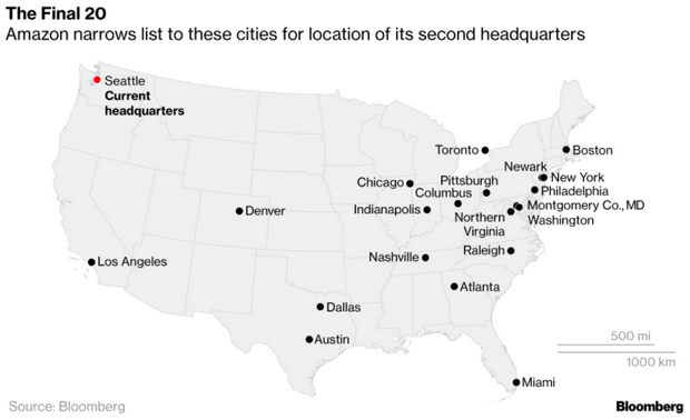 Amazon Offers Insight on HQ2 Plans