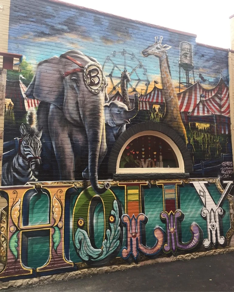 Battle Alley Circus Mural