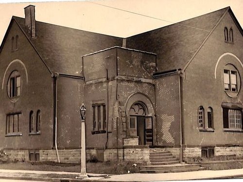Historic photo of The Playhouse from the collection of the Rochester Public Library Local History Division