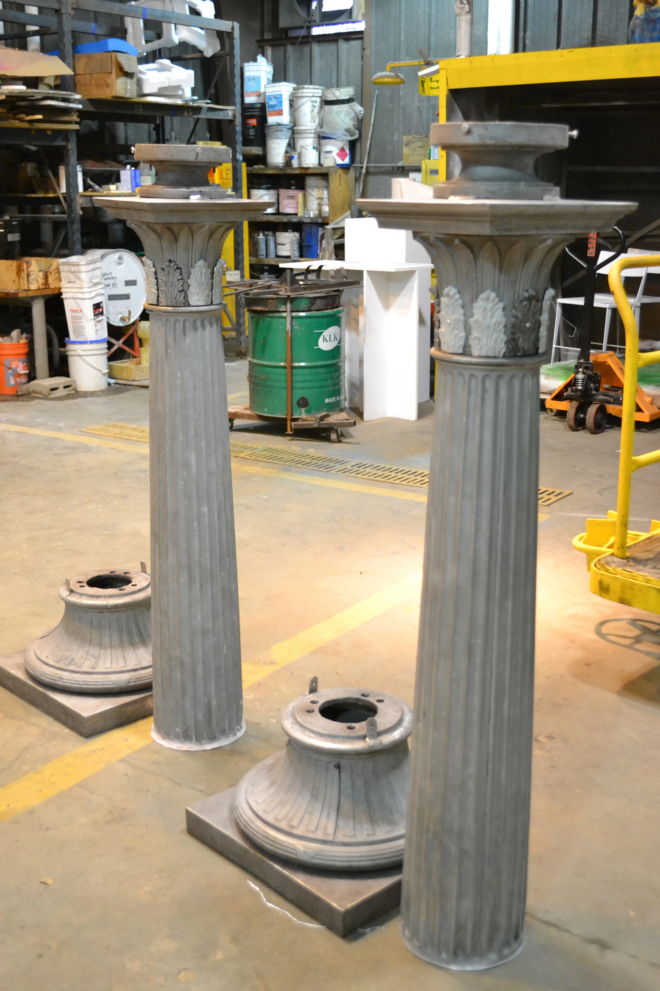 COLUMN RESTORATION FOR A CHURCH