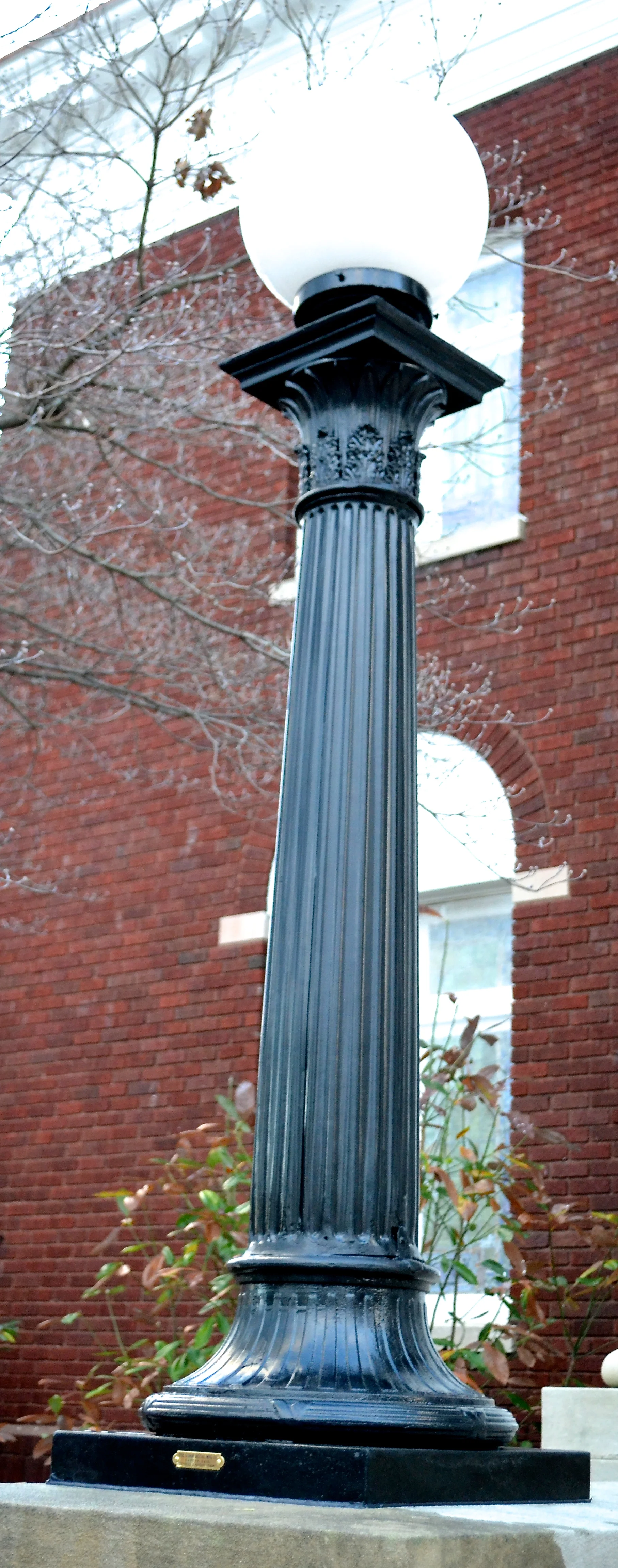COLUMN RESTORATION FOR A CHURCH