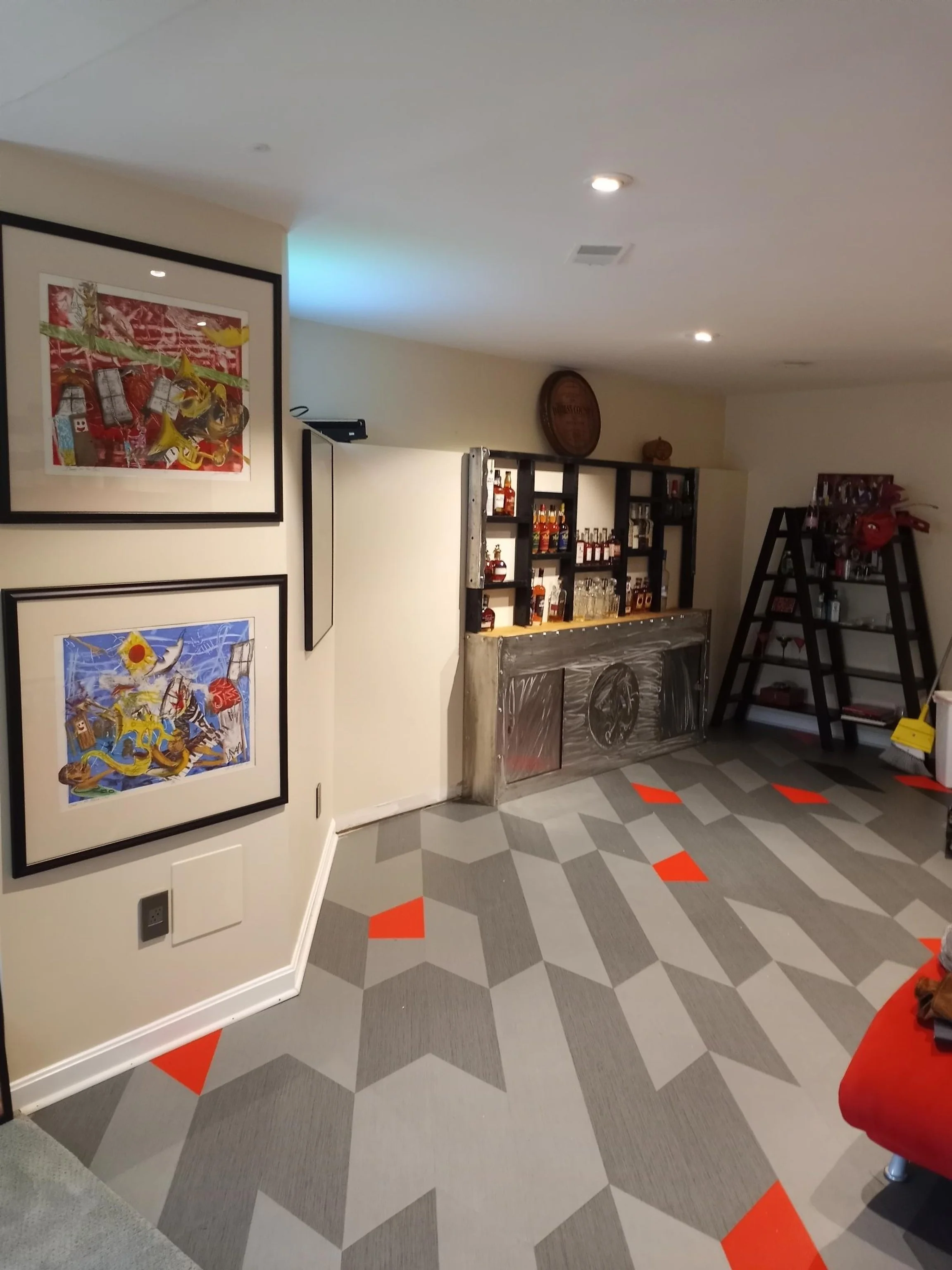 Monoprints at the Bar