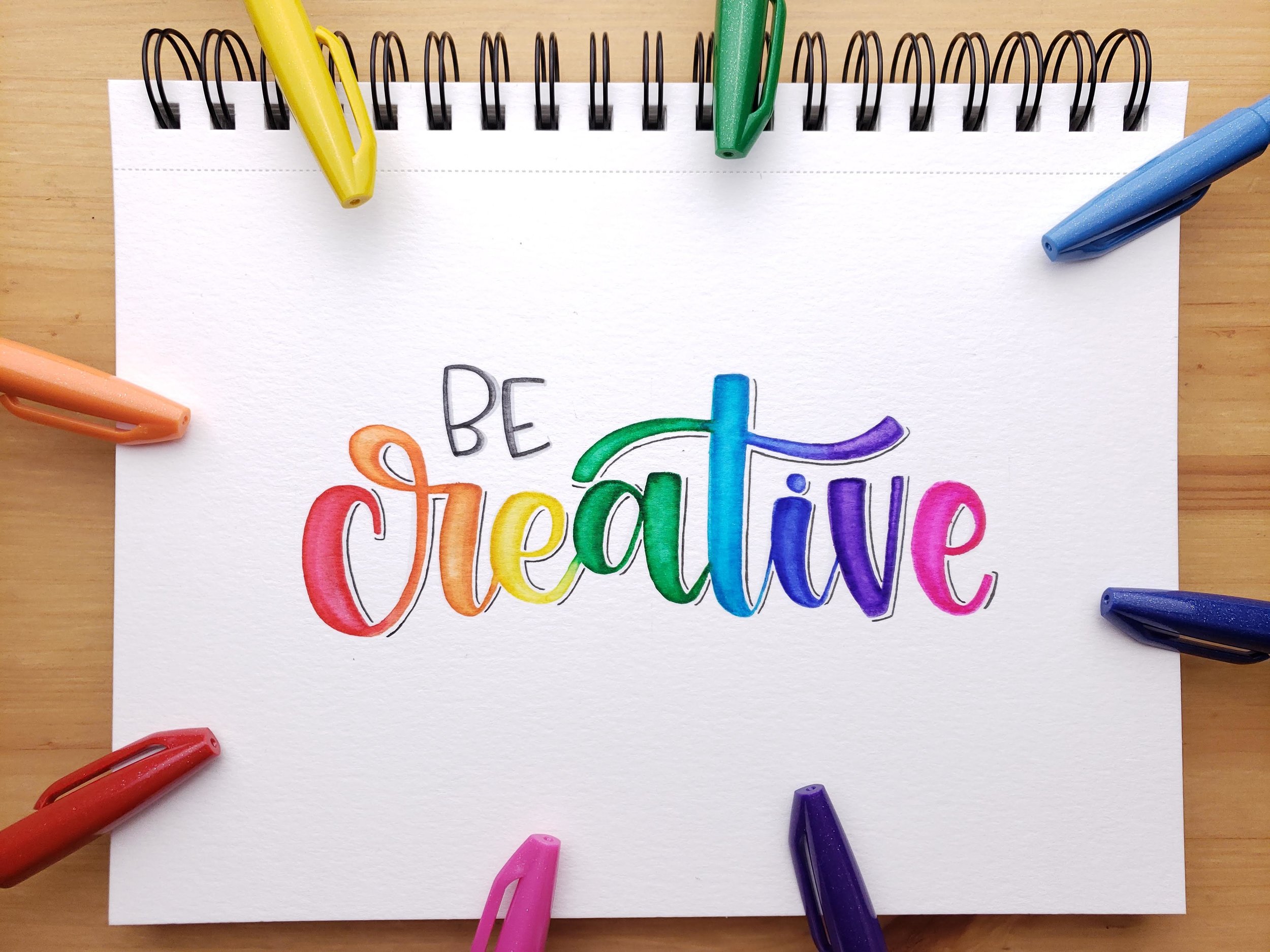 Be creative — Letters By Gigi
