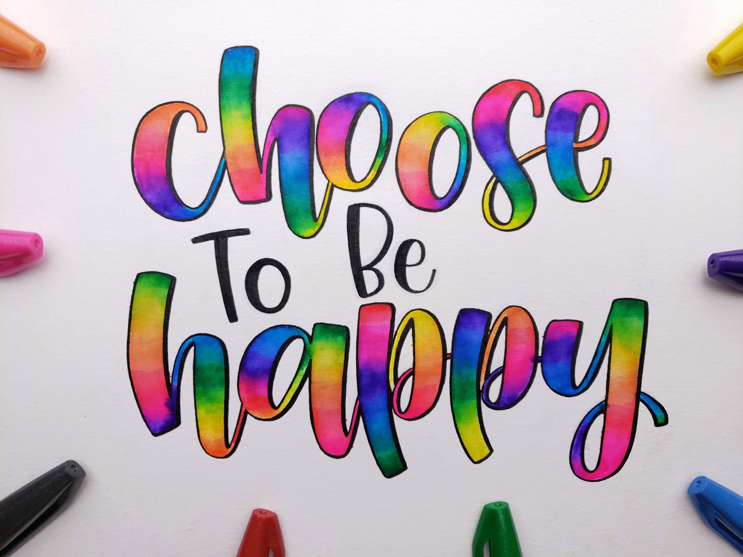 choose-to-be-happy-letters-by-gigi-hand-lettering-los-angeles-artist-custom-typography-modern-calligraphy-instagram-art