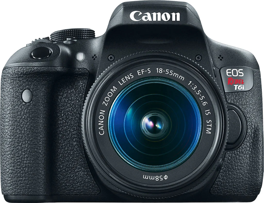 Canon Rebel T6i with EF-S 18-55/3.5-5.6 IS STM