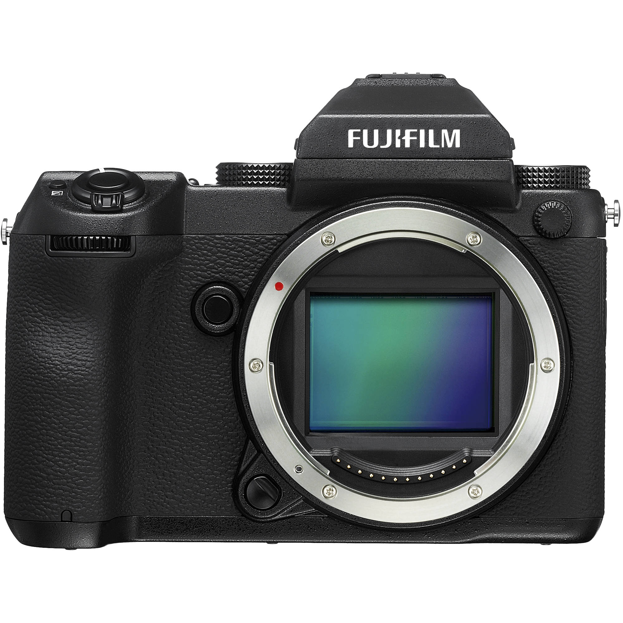 The Fujifilm GFX 50S body. Much less enormous than it looks in the image