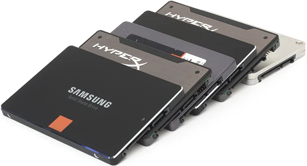 SSD drives. The days of spinning mechanical drives are nearly over