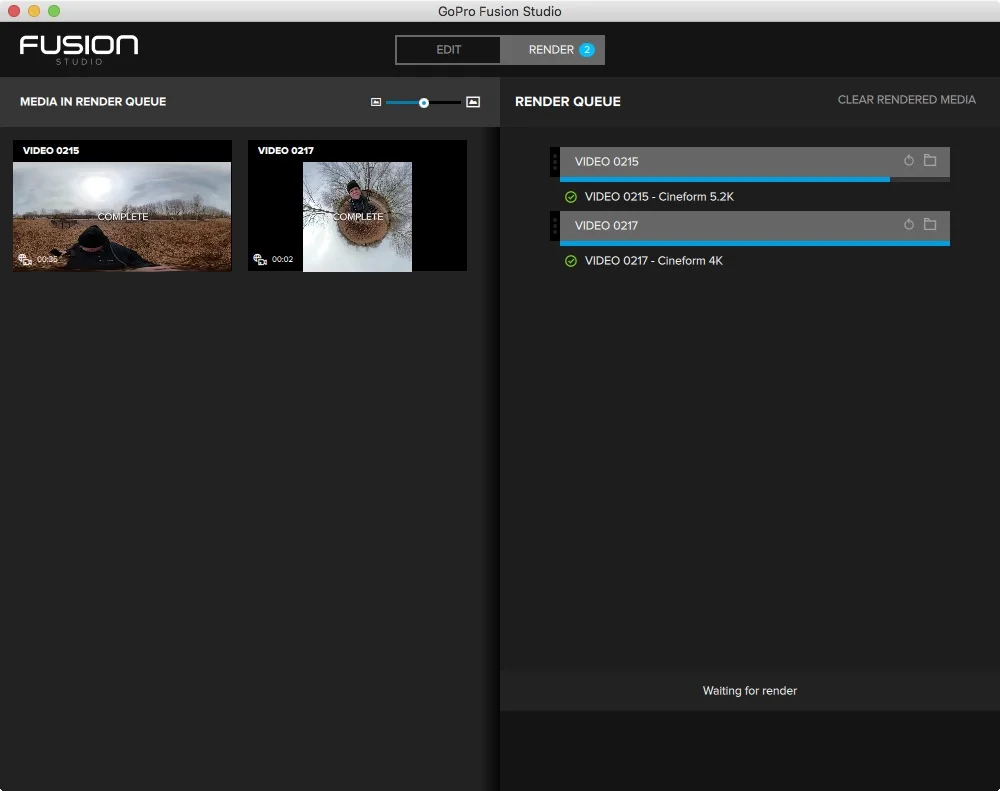 FUSION render queues