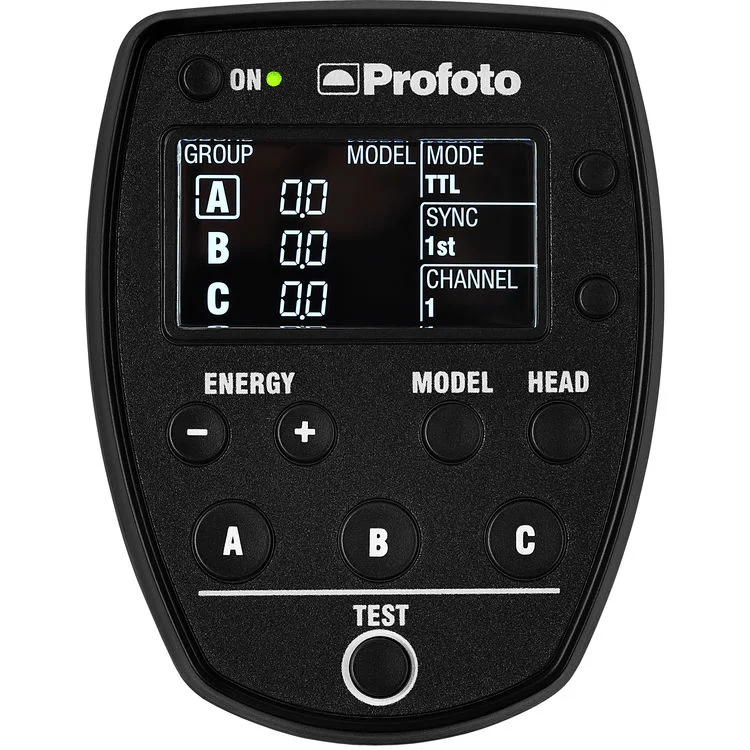 Profoto AirTTL Remote. This is the one I carry everywhere because it works with all my Profoto lights