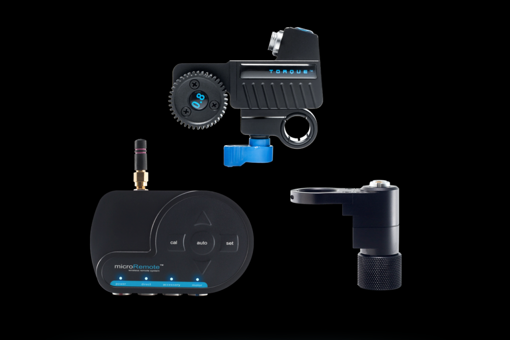 This is a remote focus controller from Redrock Micro. It allows a remote focus puller to handle focus chores without ever touching the camera