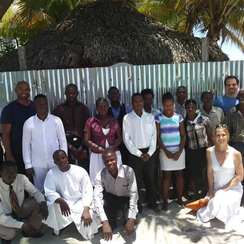 Baptized 24 new believers in April and May, all former vodouists.