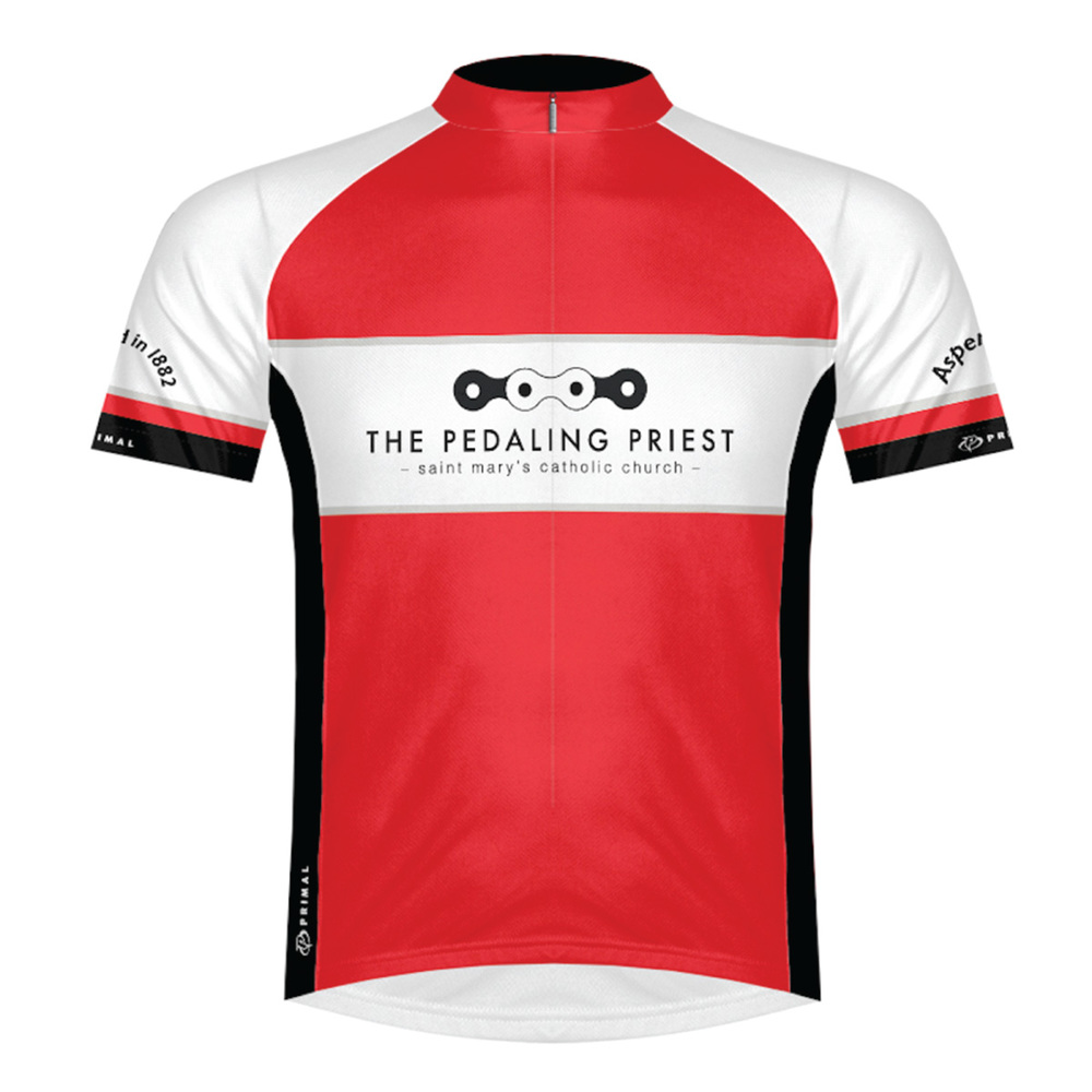 Pedaling Priest Cycling Jersey — The Pedaling Priest