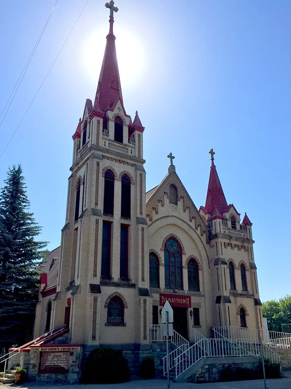 Saint Matthew Catholic Church in Kalispell, Montana.