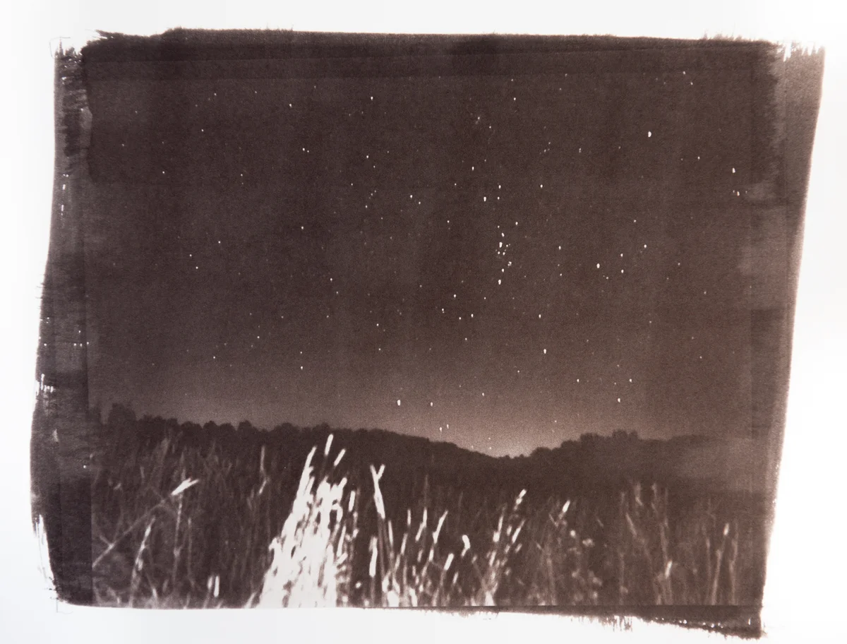 Stars in a dark country field
