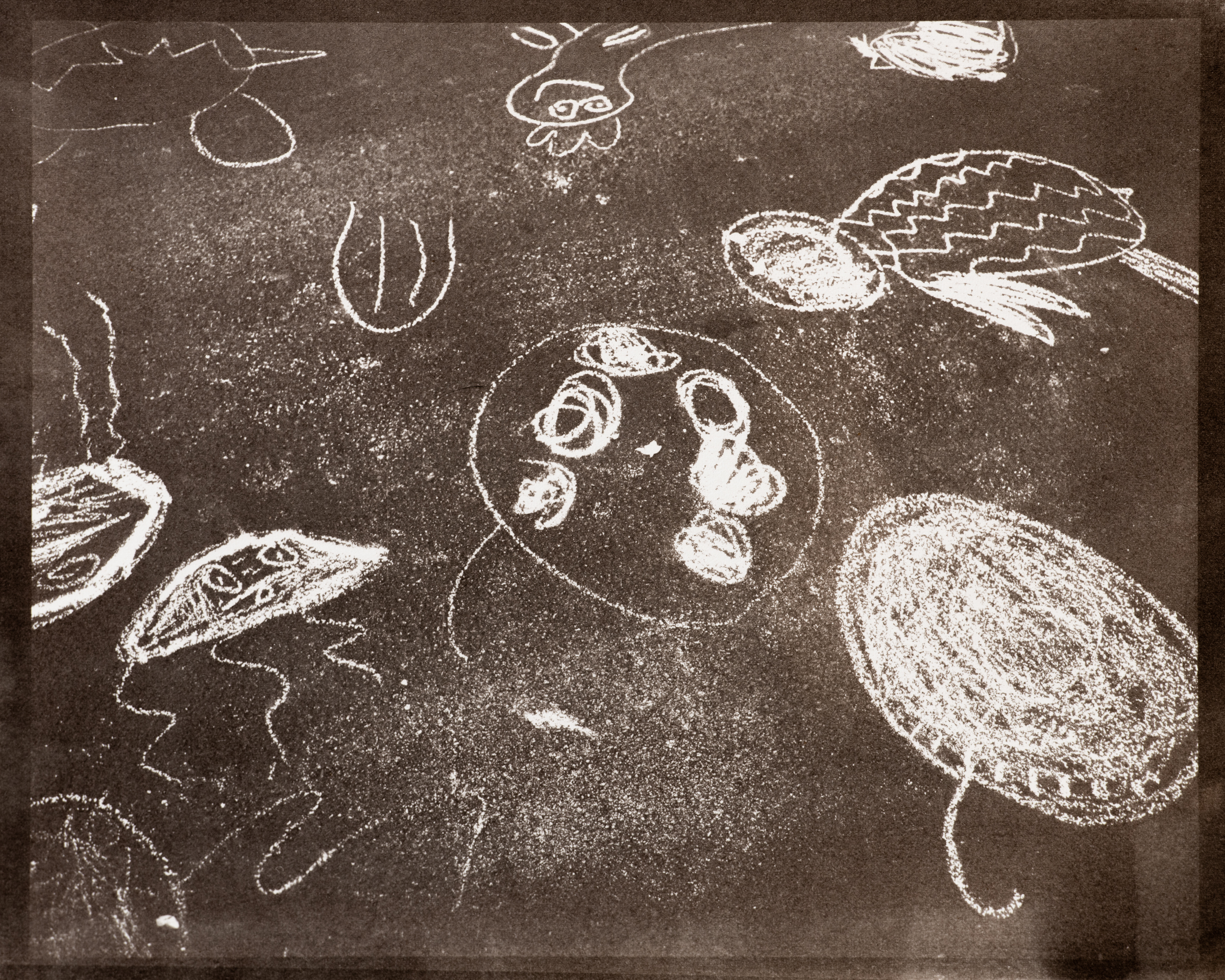 Sea Creatures (Sidewalk Chalk)