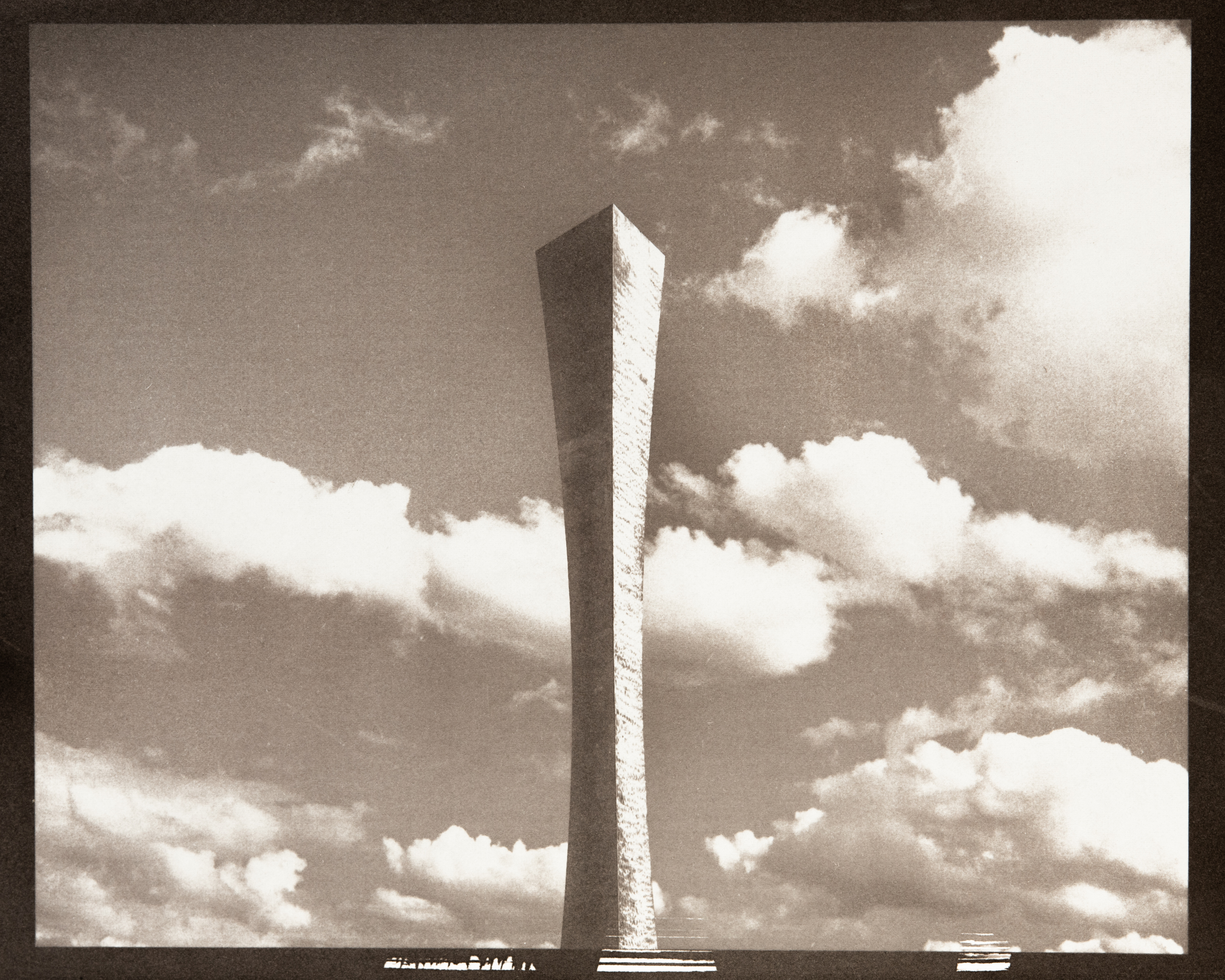 Obelisk and Sky (Acqua Alle Funi at Fermilab) 