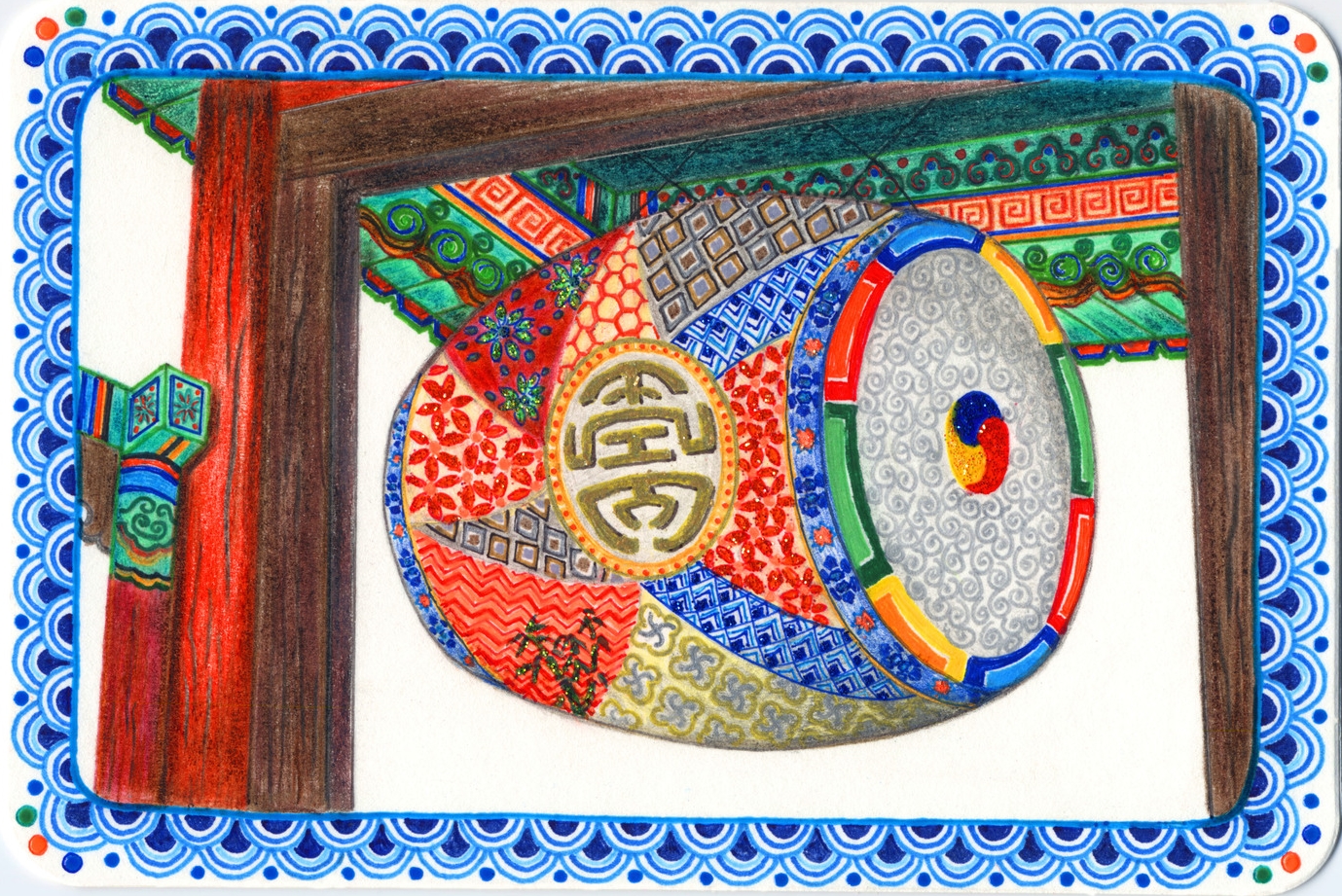 Bravery Drum by Ningshu Fang Shanghai Dragonfly