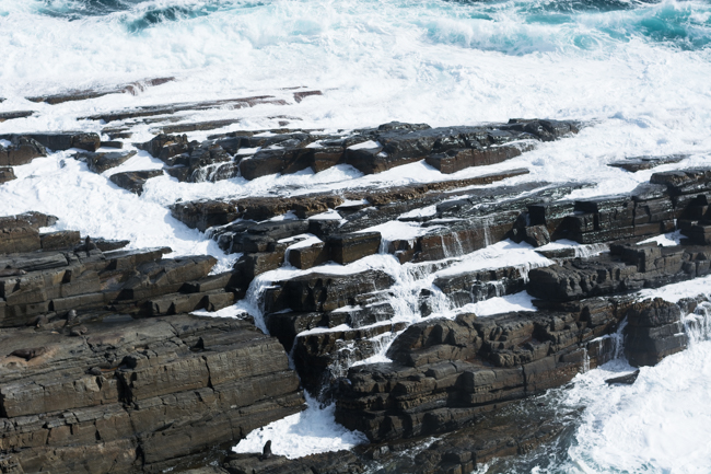 Look closely and you'll see the fur seals on the rocks