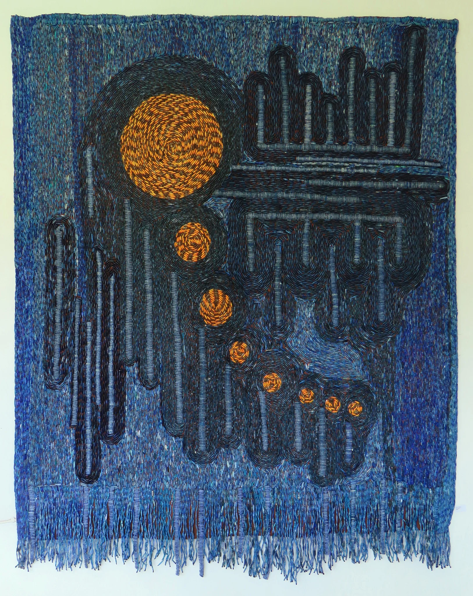  Sanaa Gateja, Blue Mood, 2018   