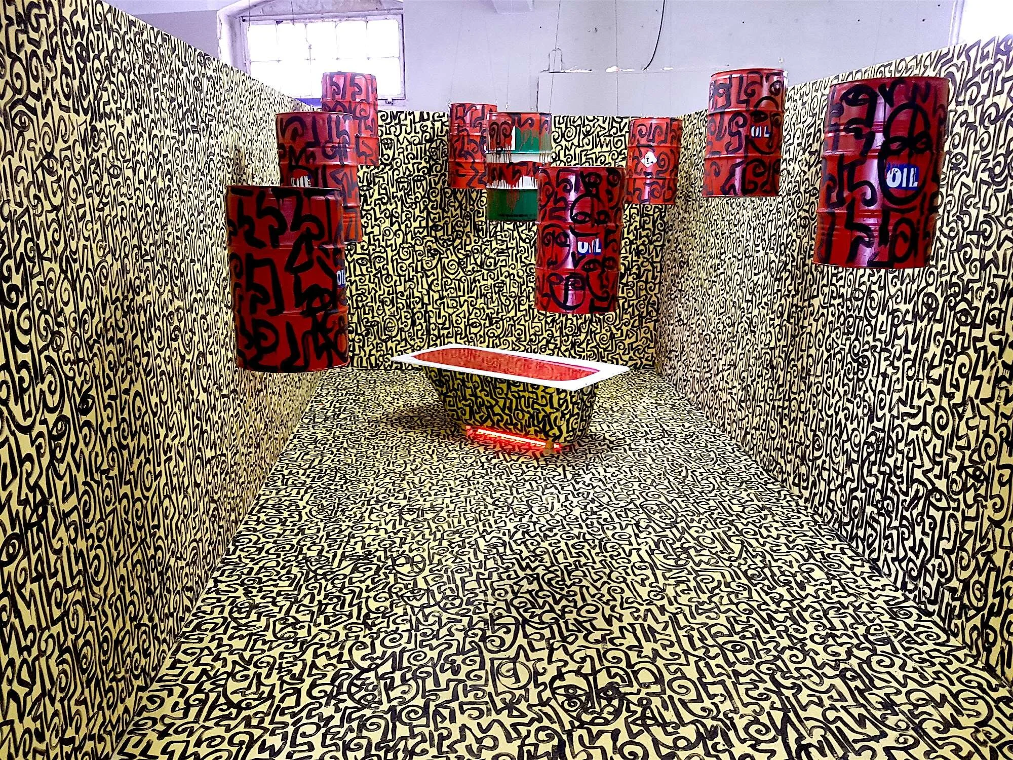  Victor Ehikhamenor, Wealth of Nations, 2016  