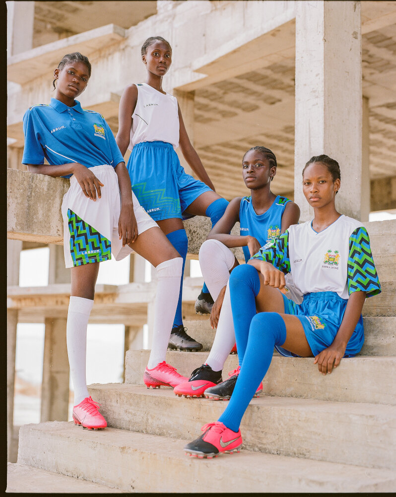 Ib Kamara styles the launch of Sierra Leone's Olympics 2021 kit